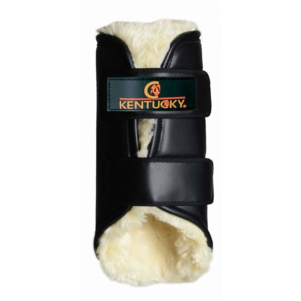 Kentucky Leather Turnout Boots Front Black
