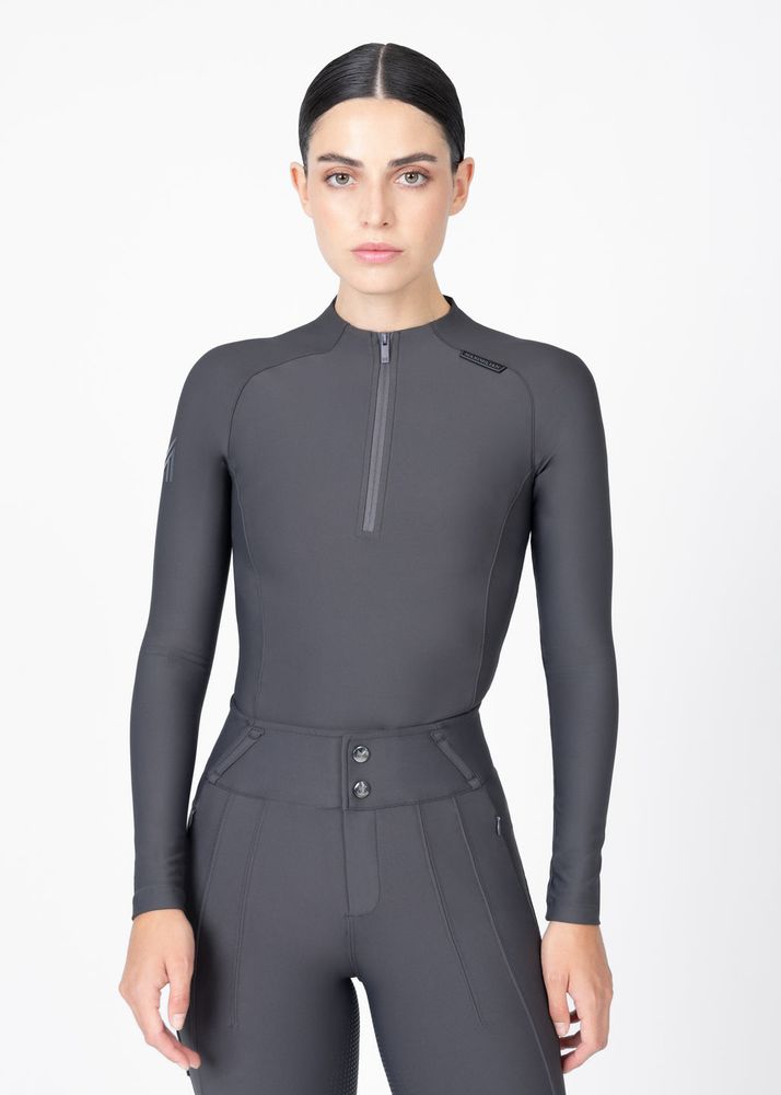 Maximilian Origin Long Sleeve Base Layer Graphite