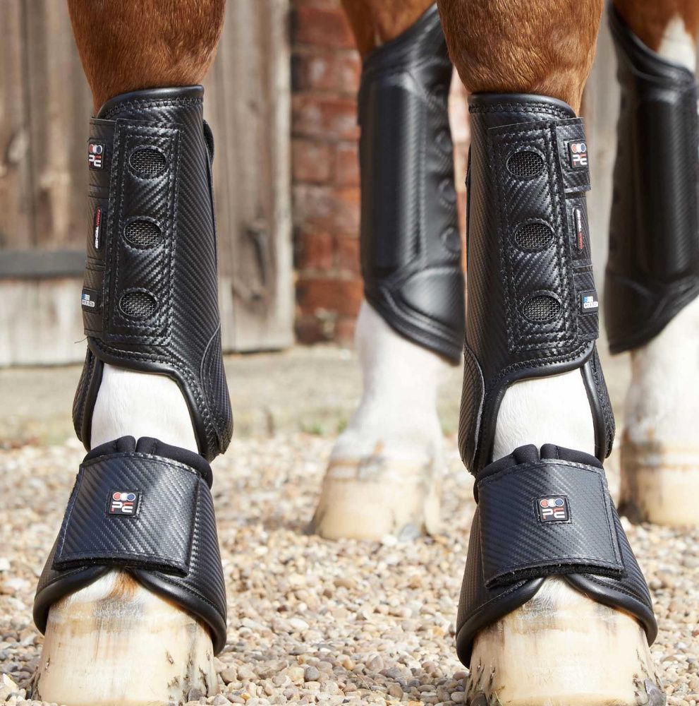 Premier Equine Carbon Tech Air Cooled Eventing Boots Hind Black 