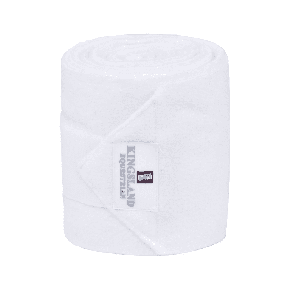 Kingsland Classic Fleece Bandages 2-Pack White
