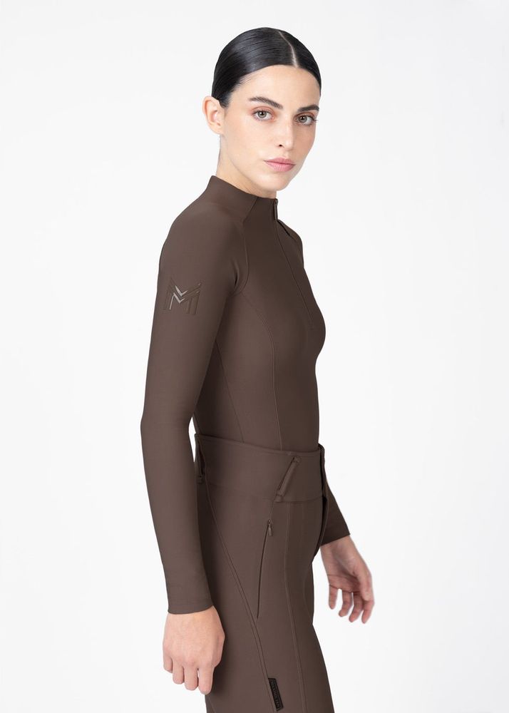 Maximilian Origin Long Sleeve Base Layer Mocha