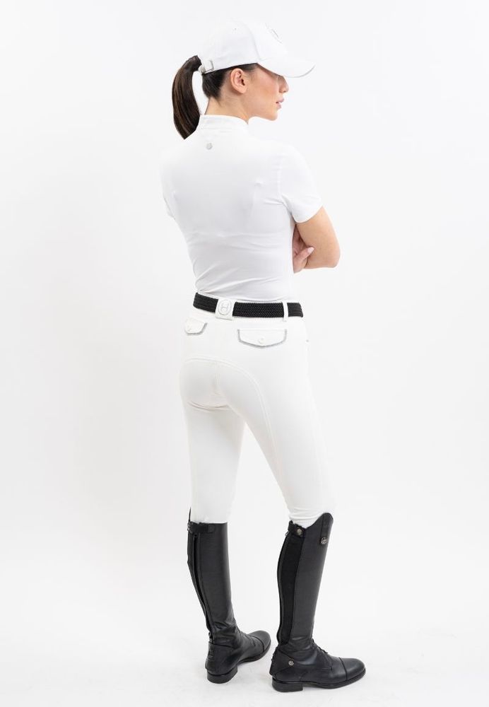 Harcour Shine Competition Polo White