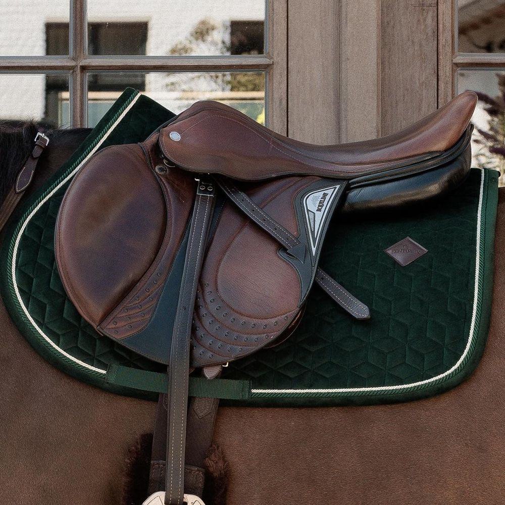 Kentucky Velvet Saddle Pad Pine Green