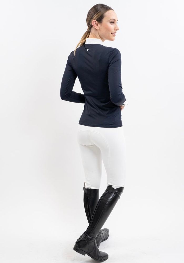 Harcour Stella Competition Polo LS Navy
