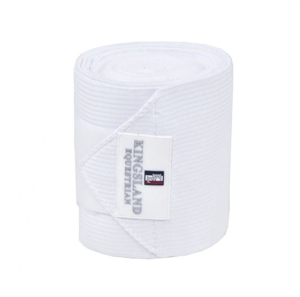 Kingsland Classic Elastic Bandages 2-Pack White